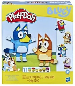 Set di Plastilina Hasbro Bluey 11 colori Multicolore