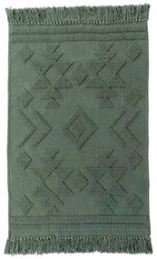 Tappeto lavabile verde scuro 120x170 cm Cilaos - douceur d'intérieur