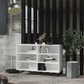 Credenza bianca 103,5x35x70 cm in truciolato