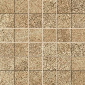Mosaico in gres porcellanato Regent oro opaco L 30 x L 30cm x Sp. 8 mm, 10 pezzi