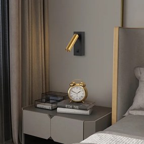 Brilagi - Luce Spot da parete a LED MAYA LED/3W/230V 4000K nero/oro