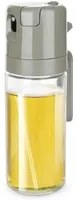 Oliera spray e versa vetro 550 ml tappo quadrato grigio