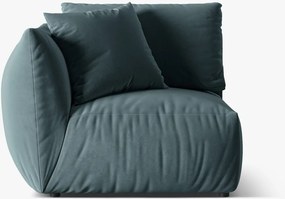 Modulo angolare Chris in velluto – L110 cm
