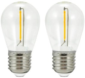 SET 2x Lampadina LED PARTY E27/0,5W/36V 2200K