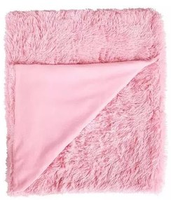 Biancheria da letto rosa in micropile, 200 x 200 cm Cuddly - Catherine Lansfield