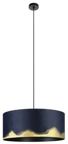 Eglo 39974 - Lampadario a sospensione con filo CASUARITA 1xE27/40W/230V diametro 53 cm blu/oro