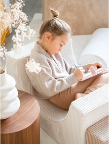 Gioco per psicomotricità color crema in velluto a coste 3 pz altezza totale 37 cm 75x49 cm Rainbow Montessori – Wigiwama