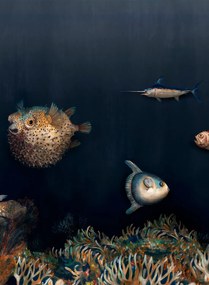 Coordonne Carta da parati panoramica Deep Ocean - Mediterranean