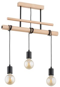 Lampadario a sospensione con filo GENTO 3xE27/60W/230V