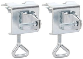 Morsetti Per Ombrelloni Da Balcone 2pz 32 Mm İn Acciaio Zincato /