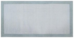 Passatoia da corridoio in cotone azzurro perla 60 x 200 cm ASTER