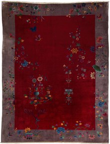 Peking Tappeto orientale 350 x 270 Rosso (Cina) Annodato A Mano