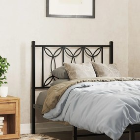 Testiera İn Metallo Nero 80 Cm /