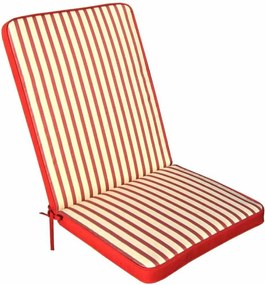 SANATY - cuscino medio con doppia cucitura idrorepellente a righe