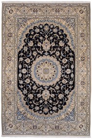 Nain Tappeto persiano 240x360 Blu (Iran) Annodato A Mano