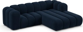 Divano angolare blu scuro ad angolo destro Lupine - Micadoni Home