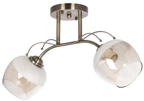 Lampadario fisso 2xE27/60W/230V ottone