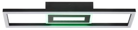 Brilliant-LED RGBW plafoniera dimmerabile BESSON LED/20W/230V 3000-6500K nera + con telecomando