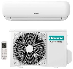 Condizionatore a muro monosplit inverter HISENSE Mini Apple Pro 24000 BTU classe raffreddamento A++, classe di riscaldamento A+, bianco