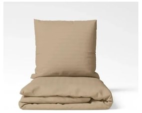 Biancheria da letto singola in cotone sateen beige 140x200 cm Lilyum - Mijolnir