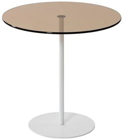 Tavolino CHILL 50x50 cm bianco/bronzo