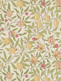 Morris & Co Carta da parati Fruit - Limestone/ Artichoke