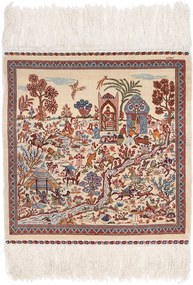 Hereke Tappeto 60 x 60 (Tacchino) Annodato A Mano