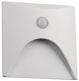 Kanlux 39141 - Lampada LED per gradini con sensore EXIN 2,5W/230V 4000K IP65 bianco squadrato