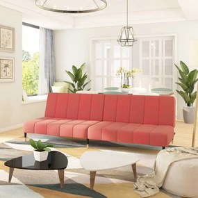 Divano Letto A 2 Posti Rosa İn Velluto /