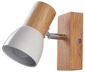 Lindby - Thorin Applique da Parete Light Wood/White Lindby