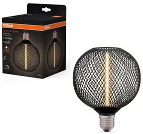 Lampadina LED dimmerabile DECOR  FILAMENT G125 E27/3,5W/230V 1800K nero - Osram