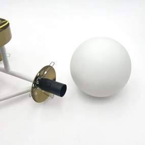 Brilagi - Plafoniera da soffitto MALIVA 4xE14/15W/230V oro/bianco