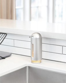 Dispenser di sapone in plastica argento 350 ml Penguin - Umbra