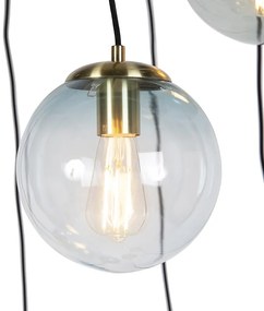 Lampada a sospensione intelligente in ottone 7 luci con Wi-Fi ST64 - Pallon