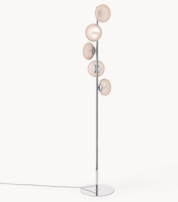Lampada da terra in vetro opalino Rosia