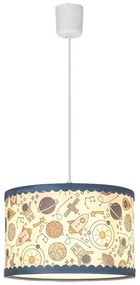 Rabalux - Lampadario a sospensione per bambini 1xE27/40W/230V blu