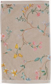 Asciugamano ospite in velluto e spugna di cotone Les Fleurs