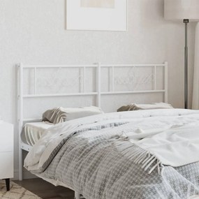 Testiera İn Metallo Bianco 160 Cm /