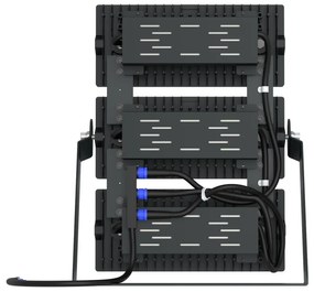 Faro Modulare LED 600W IP66, 167lm/W, No Flickering con driver Philips Colore  Bianco Naturale 4.000K, Scegli l'angolo di illuminazione 90°, Scegli le staffe dei moduli Fisse