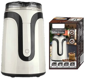 Macinacaffe Elettrico con Lame in Acciaio Inossidabile Base in Alluminio Capacita 60g 150W Macinatura Istantanea per Caffe Espresso Cappuccino