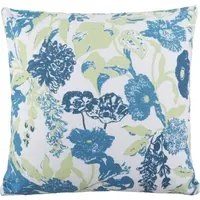 Cuscino divano 45x45 cm piante blu