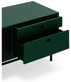 Tavolo TV nero e verde Punto - Teulat