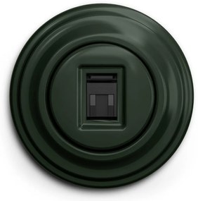 Kliklap - Presa dati retrò con placca verde