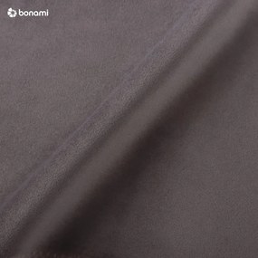 Pouf in velluto grigio scuro Santo - Milo Casa