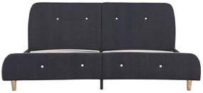 Giroletto grigio scuro in tessuto 160x200 cm
