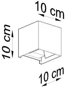 Applique a LED da esterno LUCA LED/6W/230V IP54
