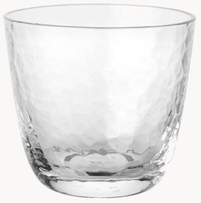 Bicchieri in vetro soffiato Hammered, 4 pz.