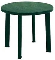 tavolo da giardino tondo verde cm.90x72h. - ? cm.90x72h. - peso kg.6,3 fer246880