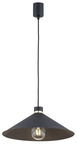 Argon 4695 - Lampadario su corda NASHVILLE 1xE27/15W/230V nero