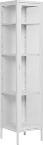 Vetrina in metallo bianca 40x180 cm Brisbane - House Nordic